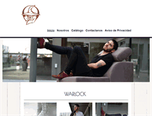 Tablet Screenshot of calzadowarlock.com